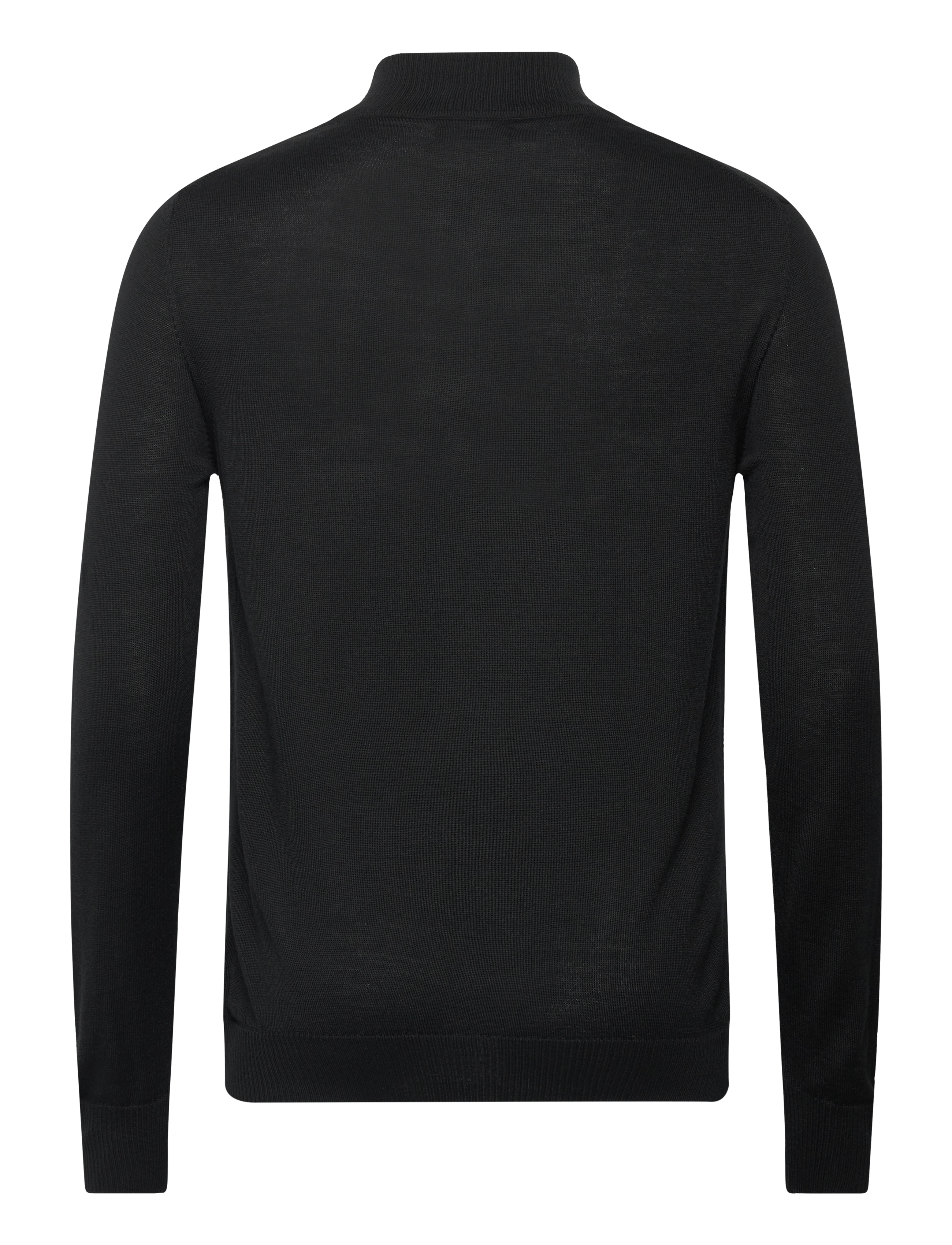J. Lindeberg - M Merino Blend Half Zip - džemperi ar daļēju rāvējslēdzēja aizdari - black - 1