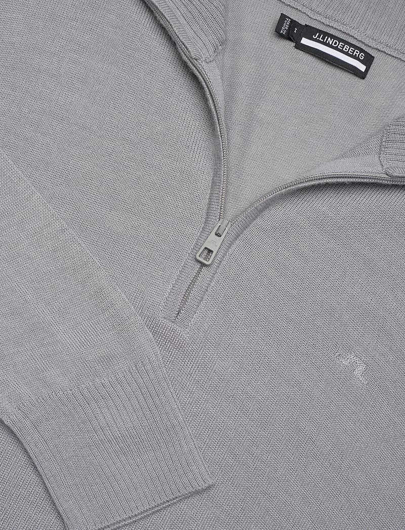 J. Lindeberg - M Merino Blend Half Zip - half zip-tröjor - grey melange - 2