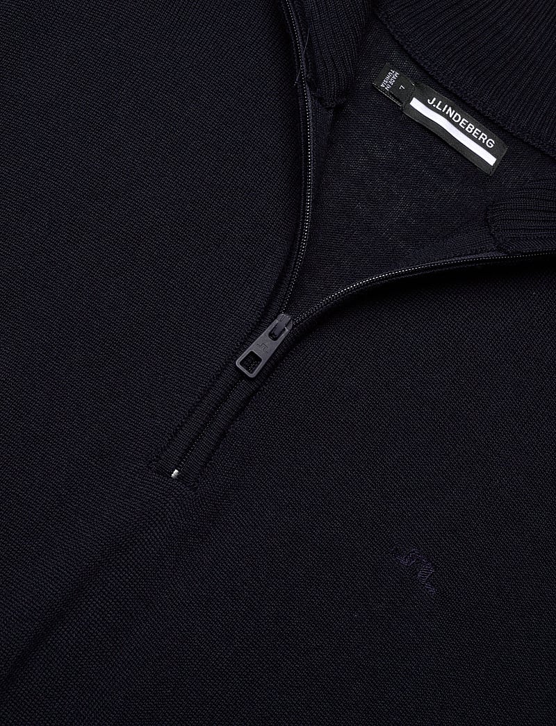 J. Lindeberg - M Merino Blend Half Zip - halfzip strik - navy - 2