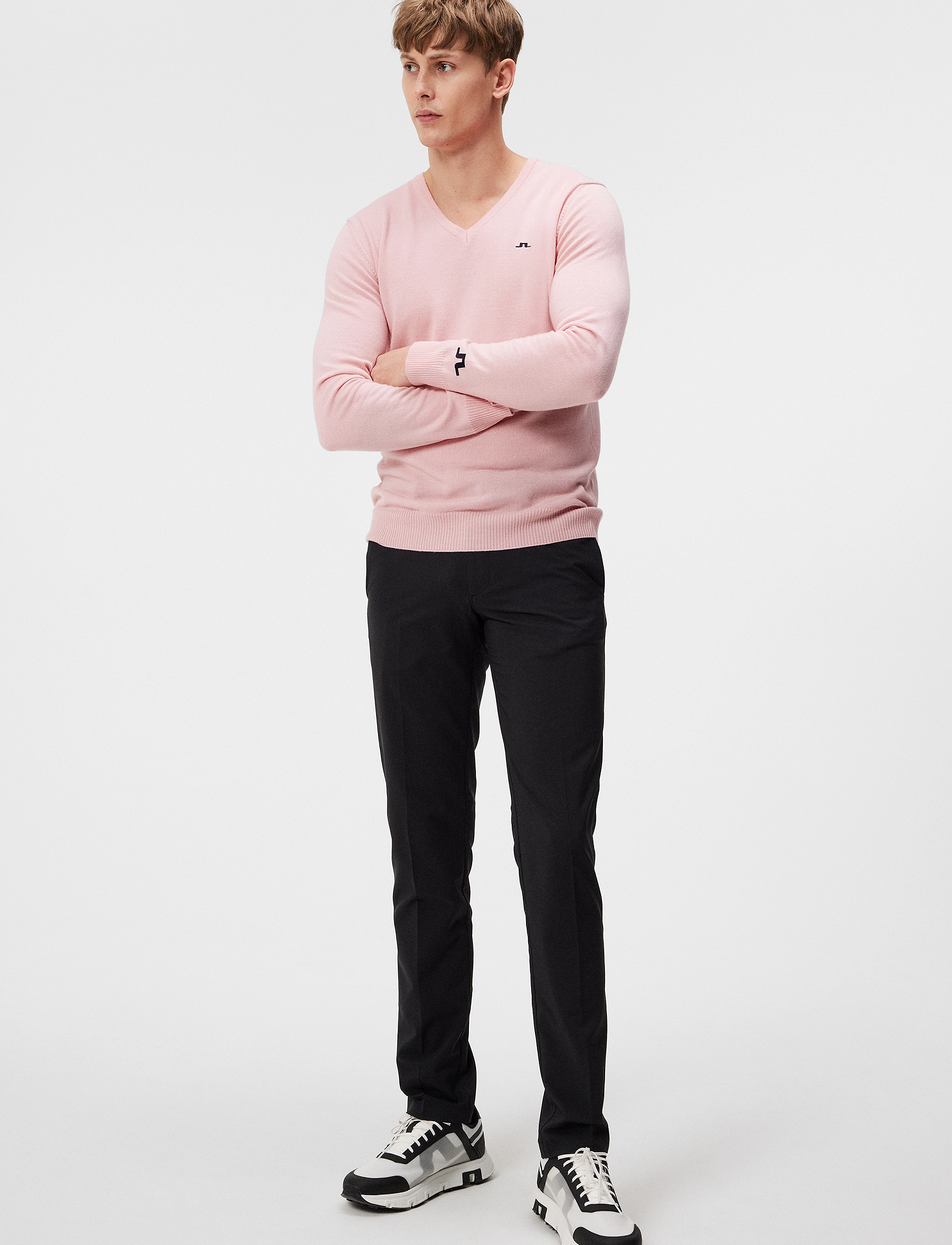 J. Lindeberg - Lymann Knitted Sweater - powder pink - 4