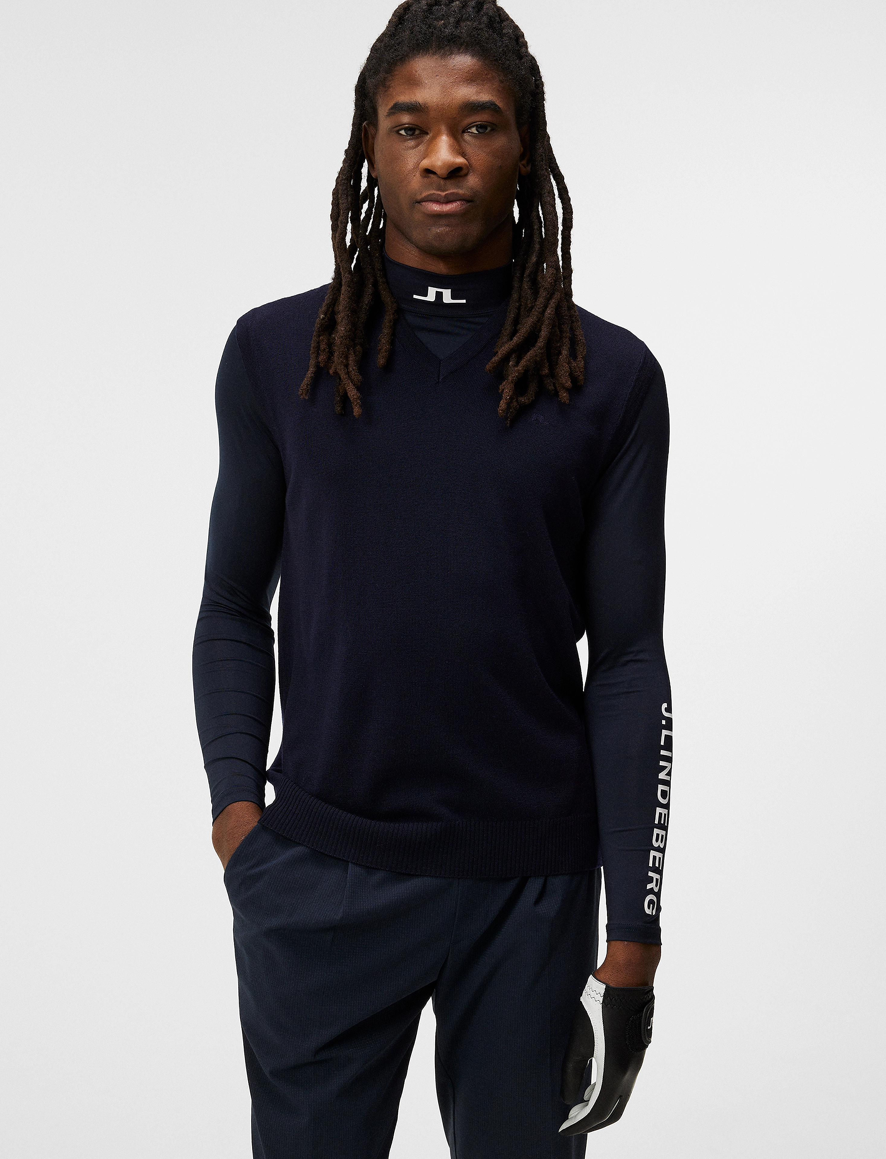 J. Lindeberg - Liam Knitted Vest - jl navy - 2