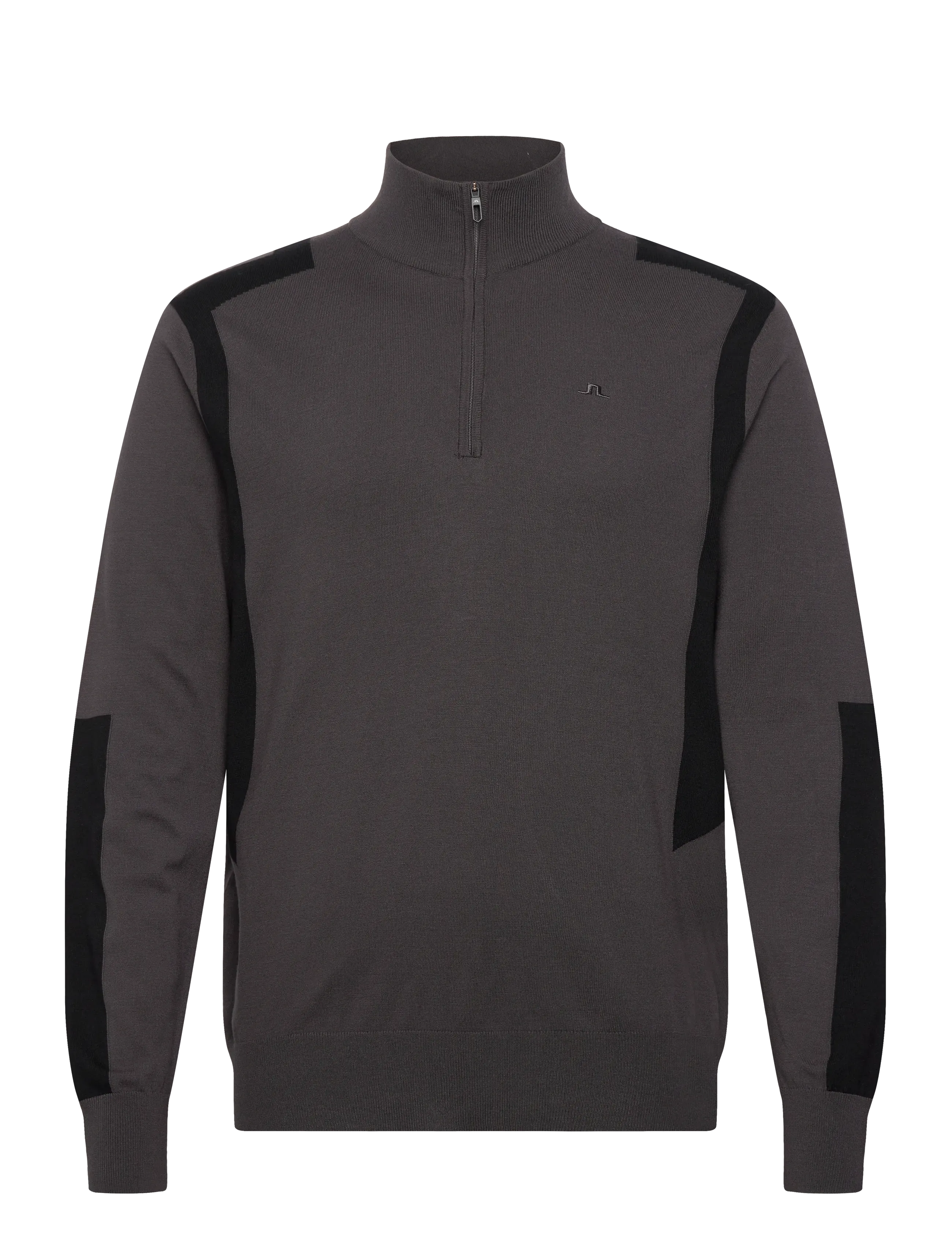 J. Lindeberg - Kendrick Knitted Zip Sweater - asphalt - 1