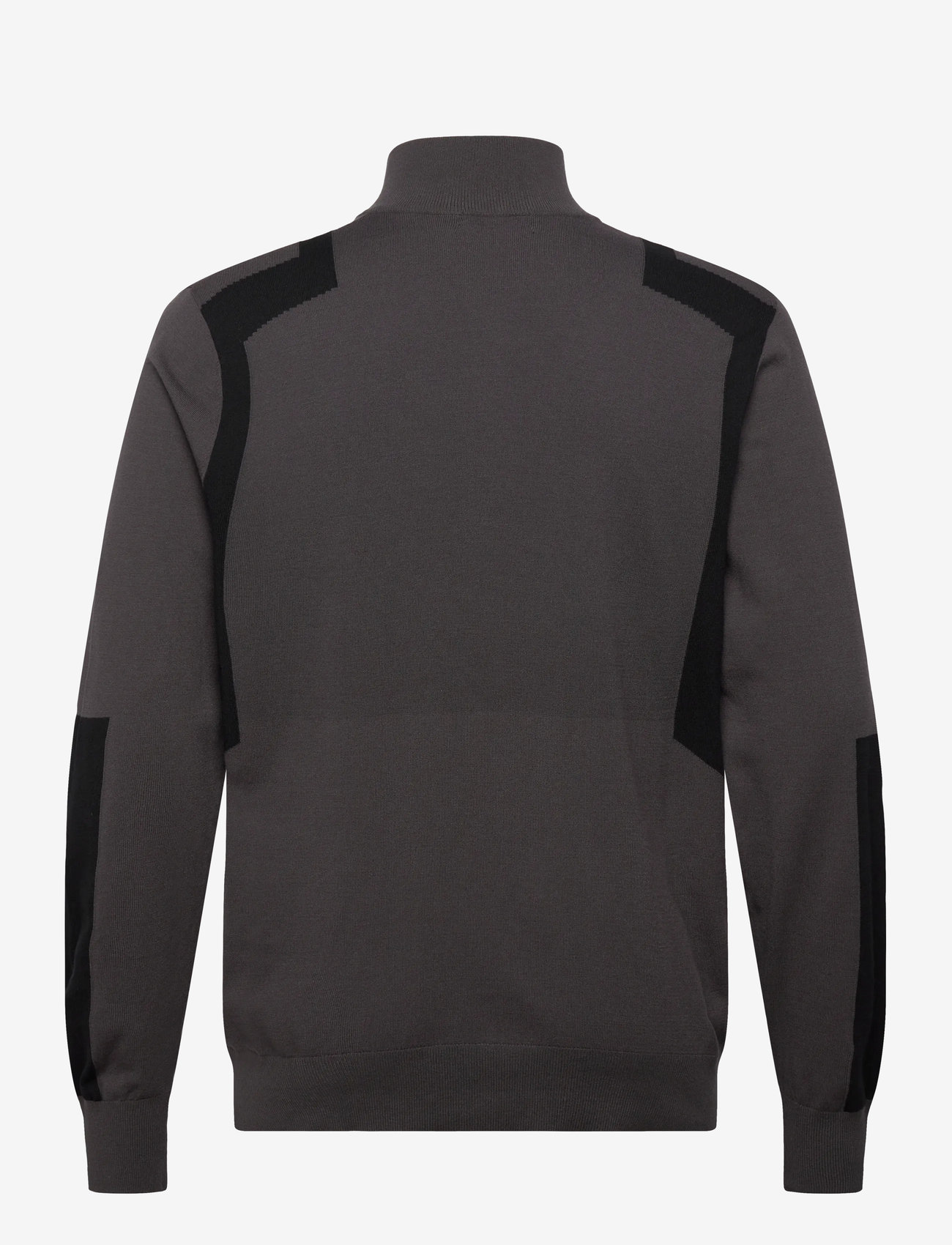 J. Lindeberg - Kendrick Knitted Zip Sweater - džemperiai su trumpu užtrauktuku - asphalt - 2