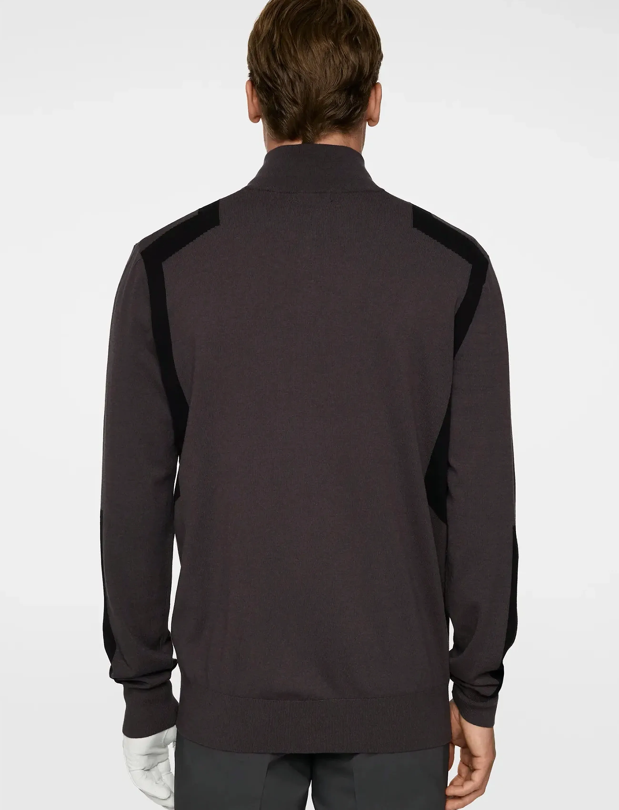 J. Lindeberg - Kendrick Knitted Zip Sweater - asphalt - 5