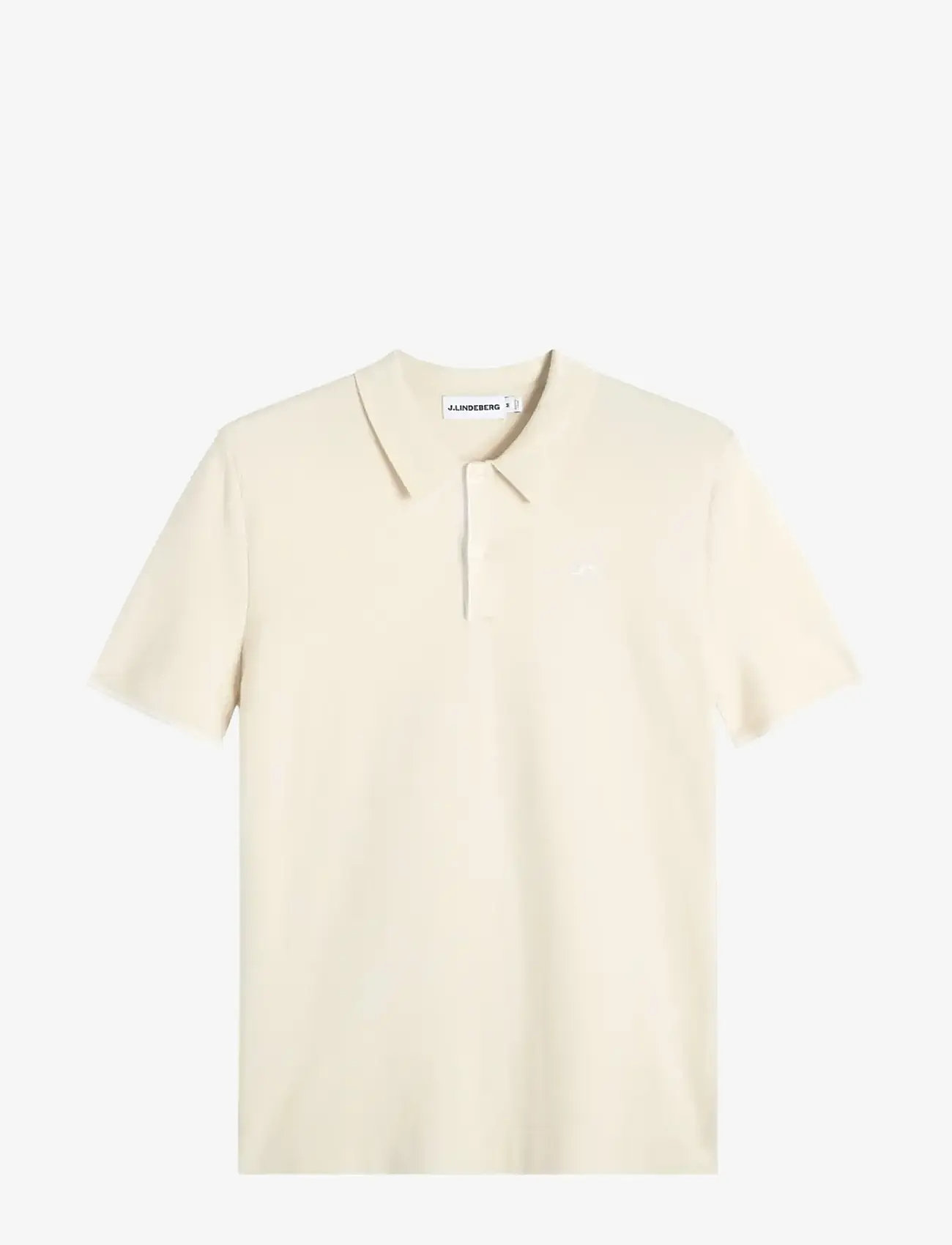 J. Lindeberg - Matheo Knit Golf Polo - oberteile & t-shirts - moonbeam - 1