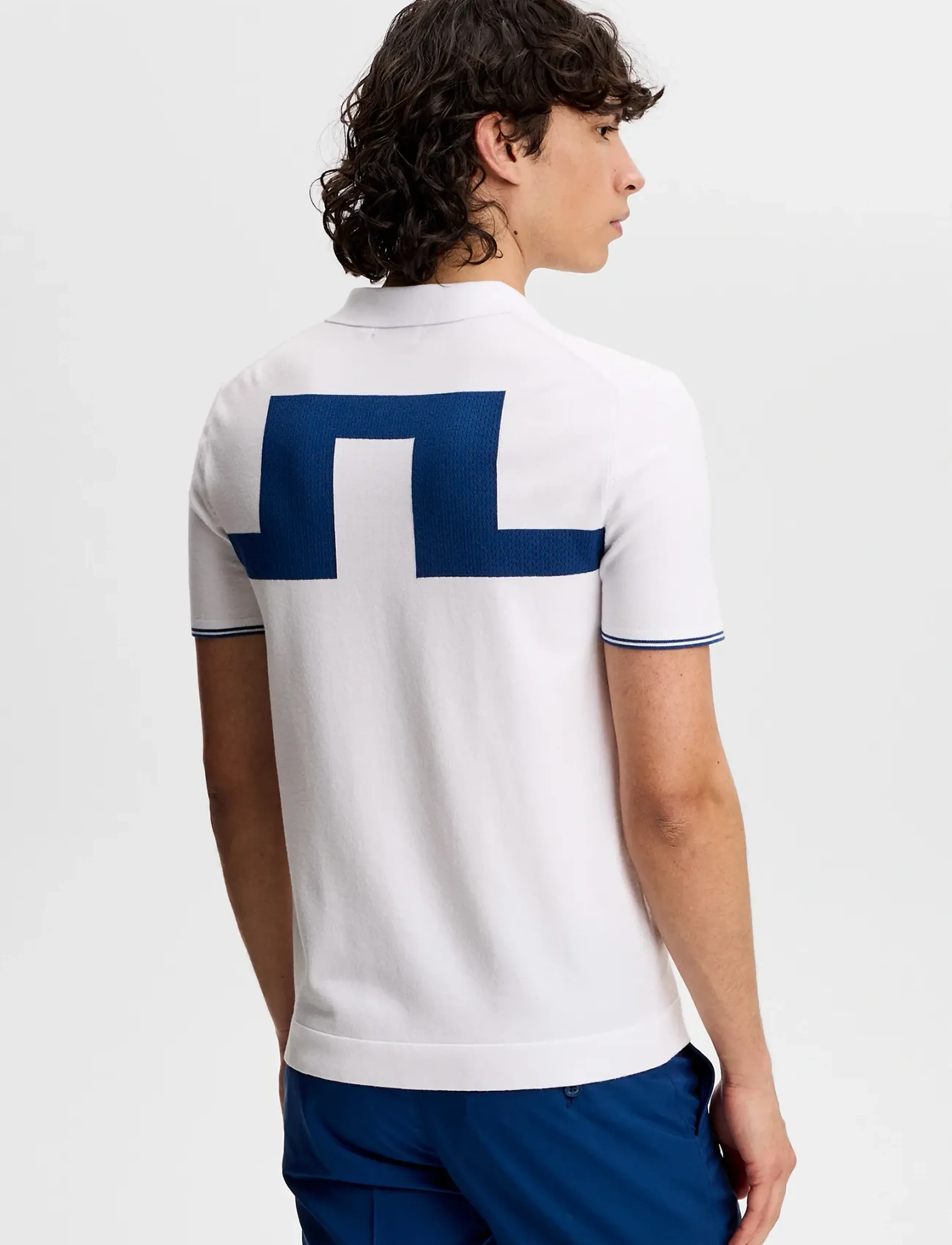 J. Lindeberg - Matheo Knit Golf Polo - polos - white - 3
