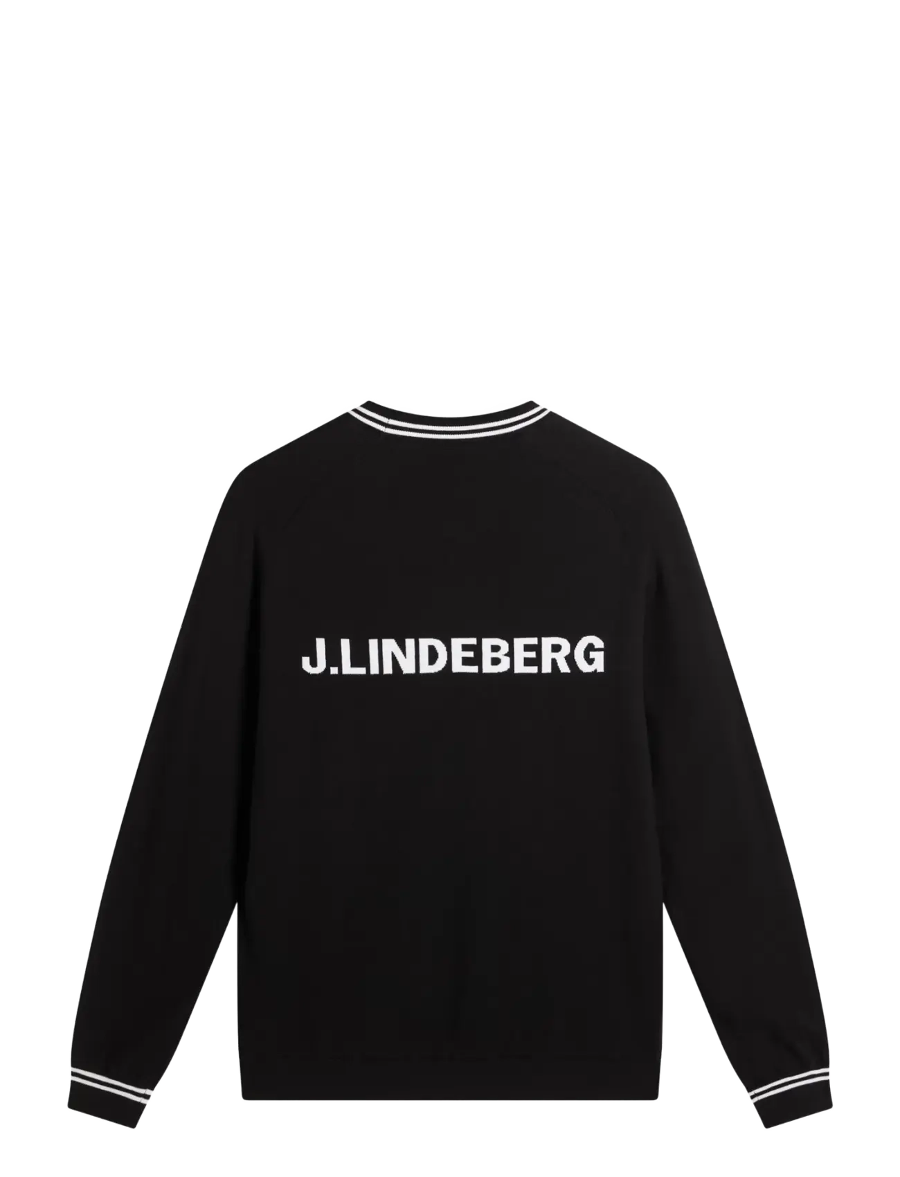 J. Lindeberg - KENNY WINDBREAKER KNIT SWEATER - sweatshirts - black - 2