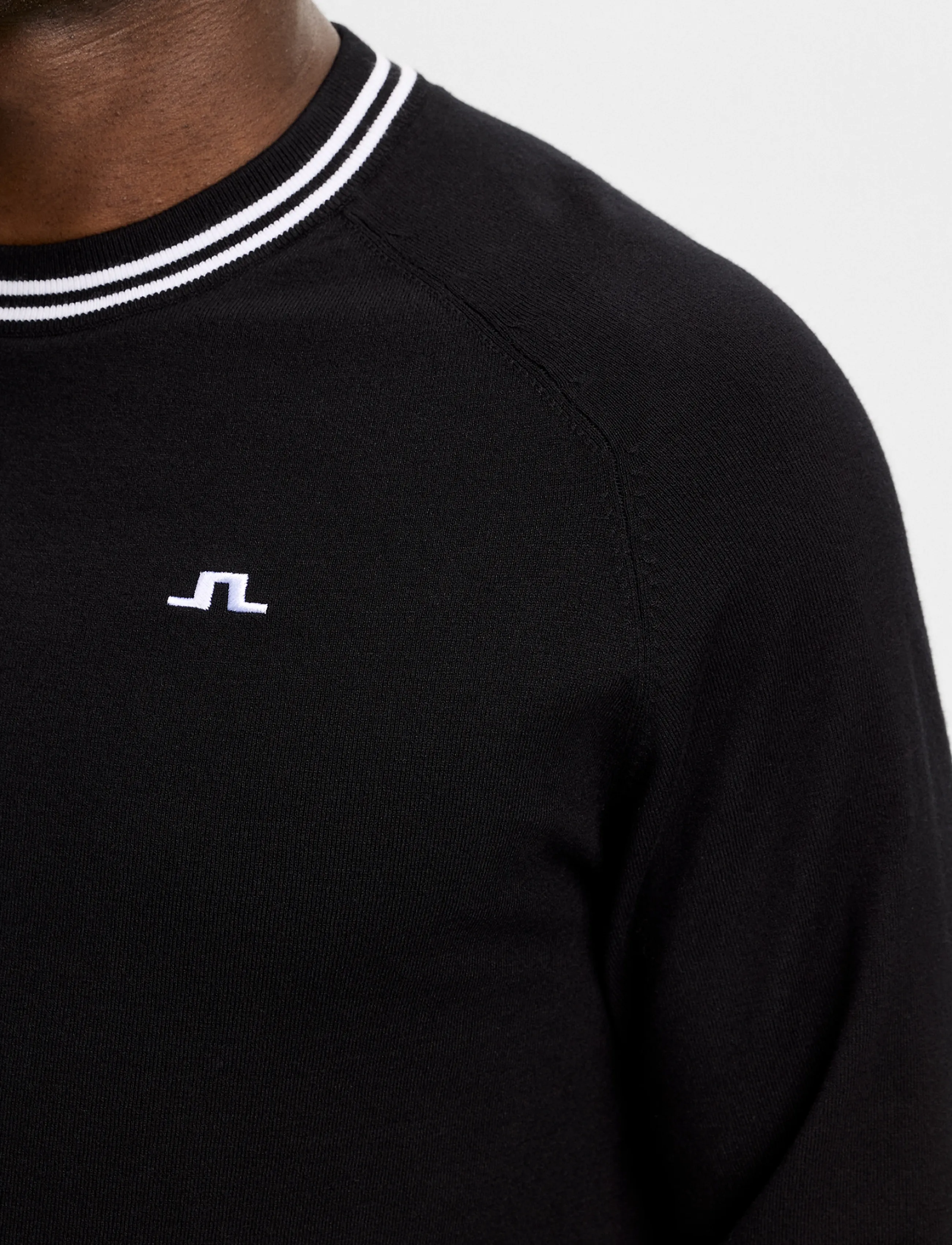 J. Lindeberg Kenny Windbreaker Knit Sweater stickade tröjor herr – bild 4
