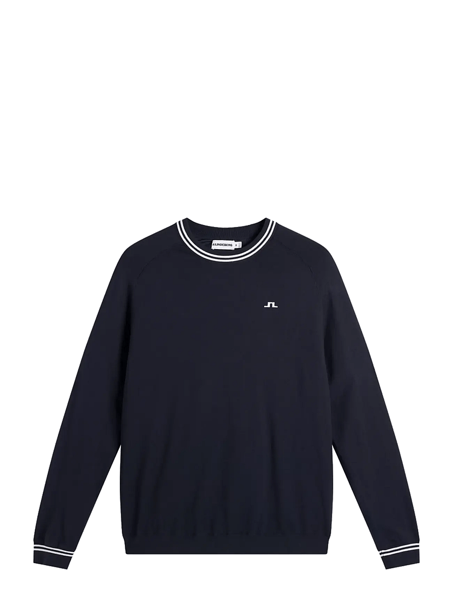 J. Lindeberg - KENNY WINDBREAKER KNIT SWEATER - sweatshirts - jl navy - 1