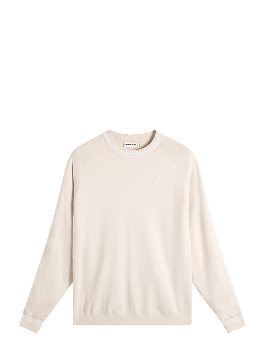 J. Lindeberg - KENNY WINDBREAKER KNIT SWEATER - sweatshirts - moonbeam - 0