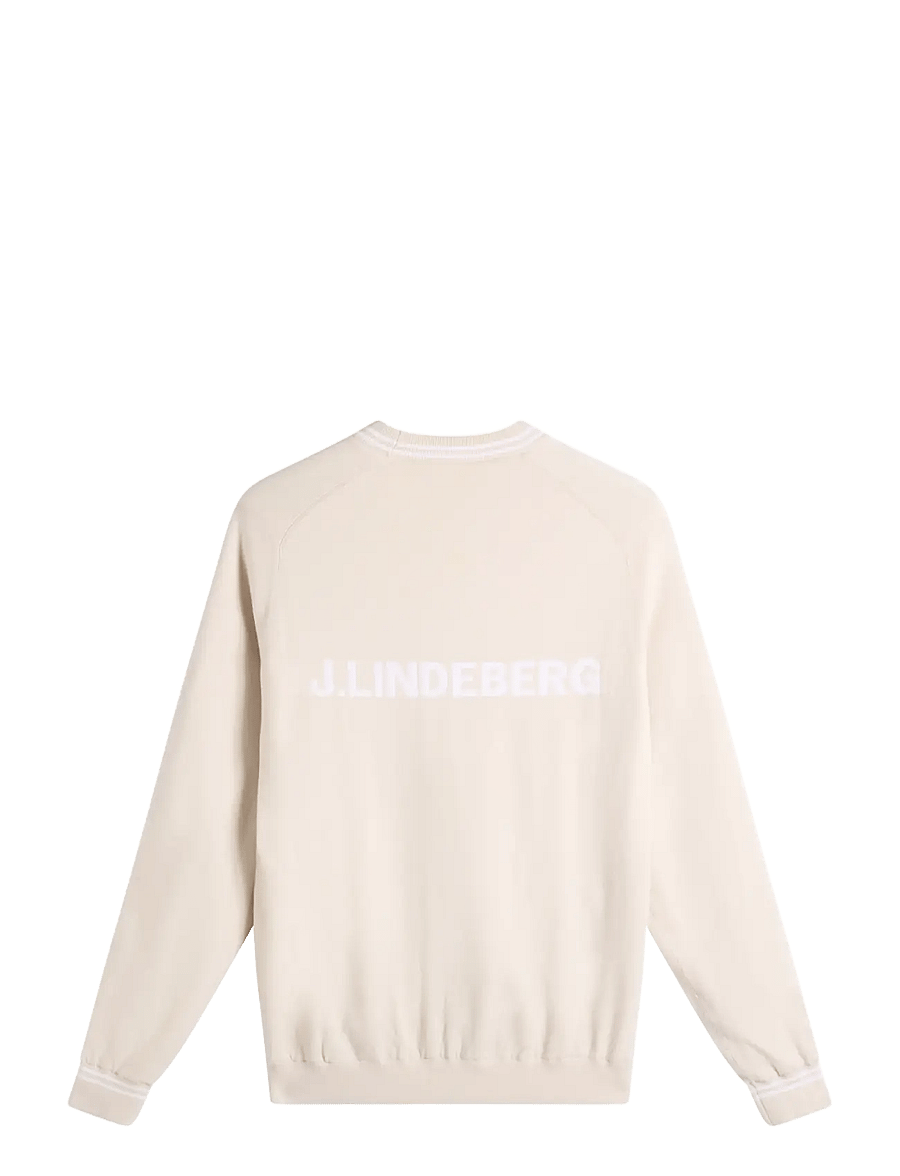 J. Lindeberg - KENNY WINDBREAKER KNIT SWEATER - sweatshirts - moonbeam - 1
