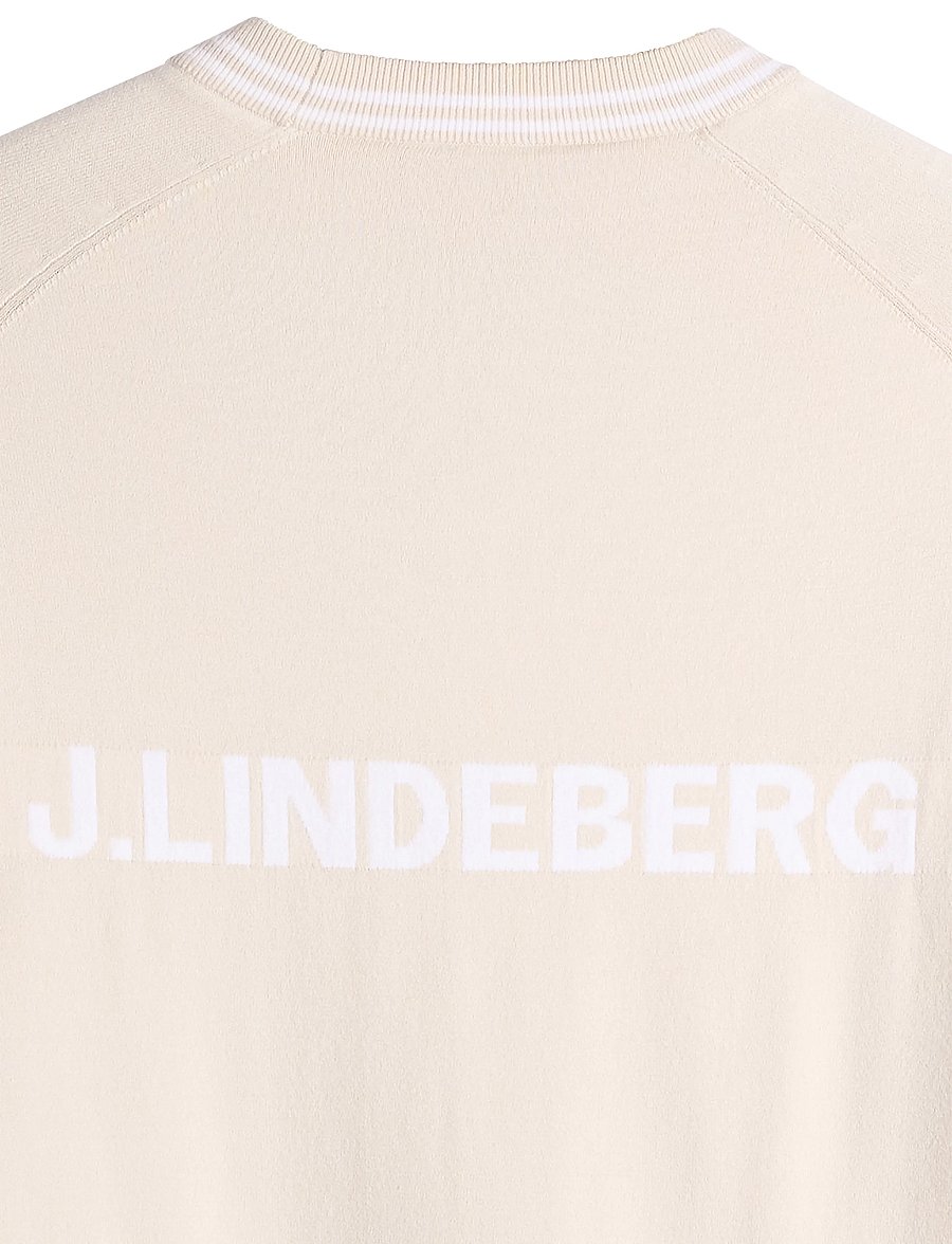 J. Lindeberg - KENNY WINDBREAKER KNIT SWEATER - sweatshirts - moonbeam - 3