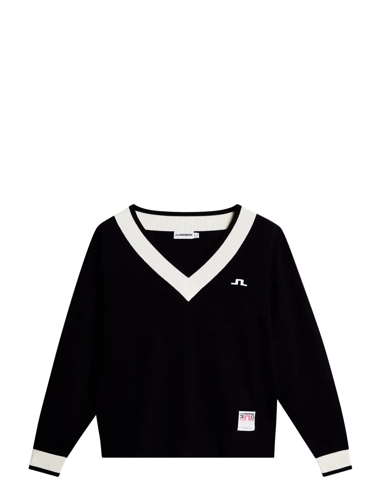 J. Lindeberg 30Y Nikolas Knit Sweater - J.Lindeberg - BLACK / black