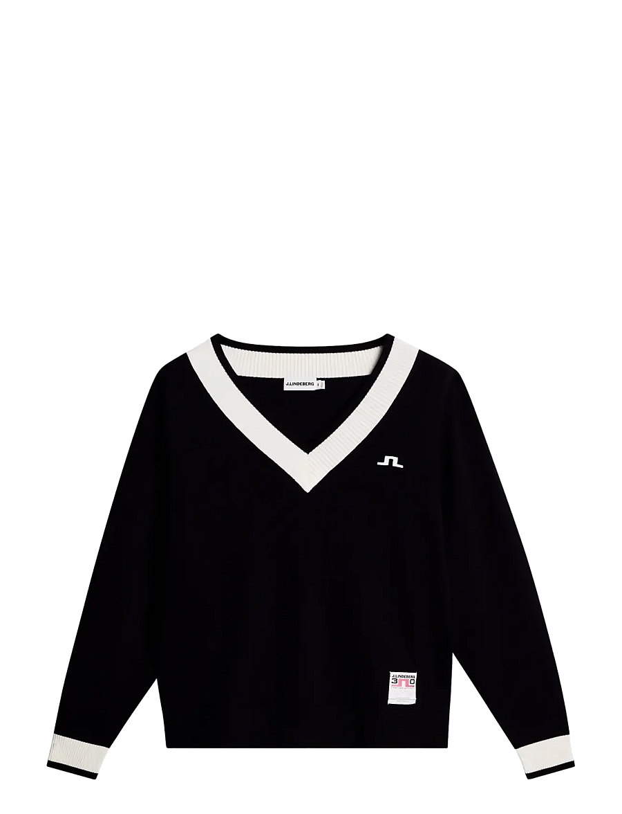 J. Lindeberg - 30Y Nikolas Knit Sweater - sweatshirts - black - 1