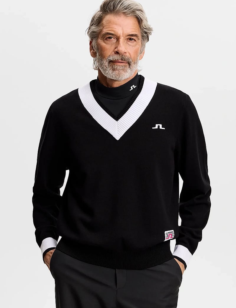 J. Lindeberg - 30Y Nikolas Knit Sweater - sweatshirts - black - 0