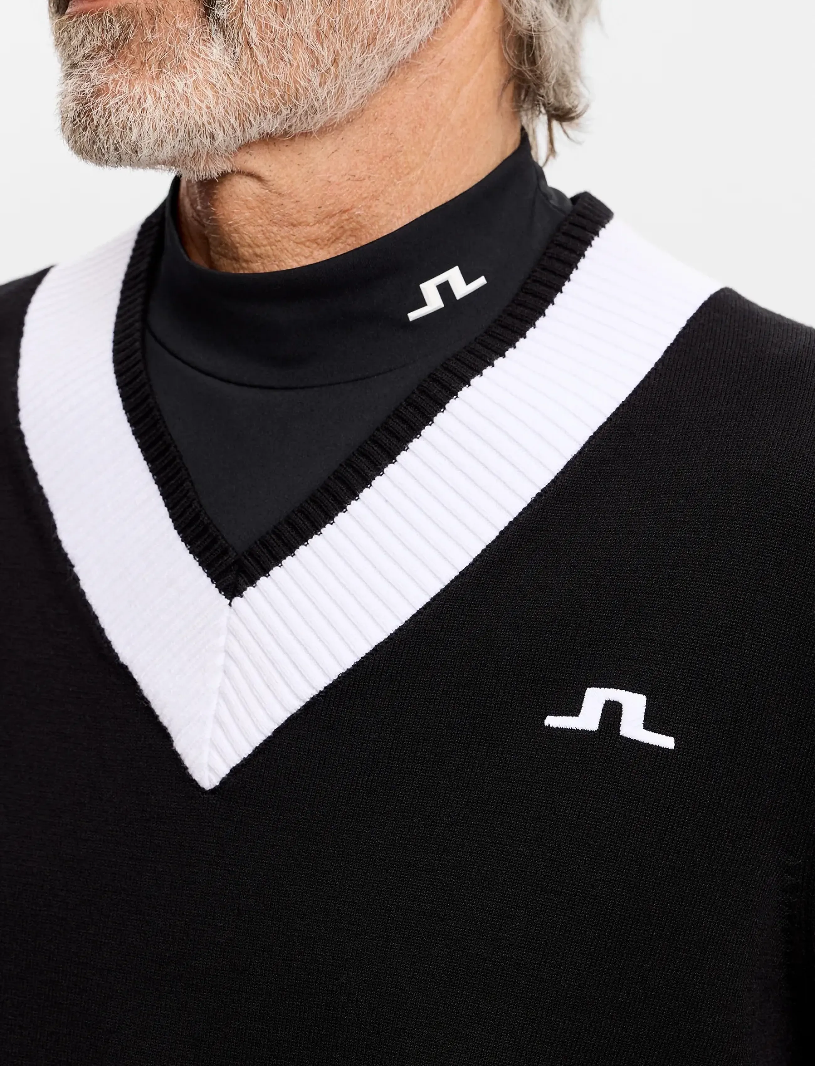 J. Lindeberg - 30Y Nikolas Knit Sweater - sweatshirts - black - 3