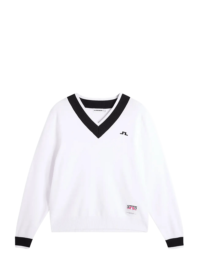 J. Lindeberg - 30Y Nikolas Knit Sweater - dressipluusid - white - 1