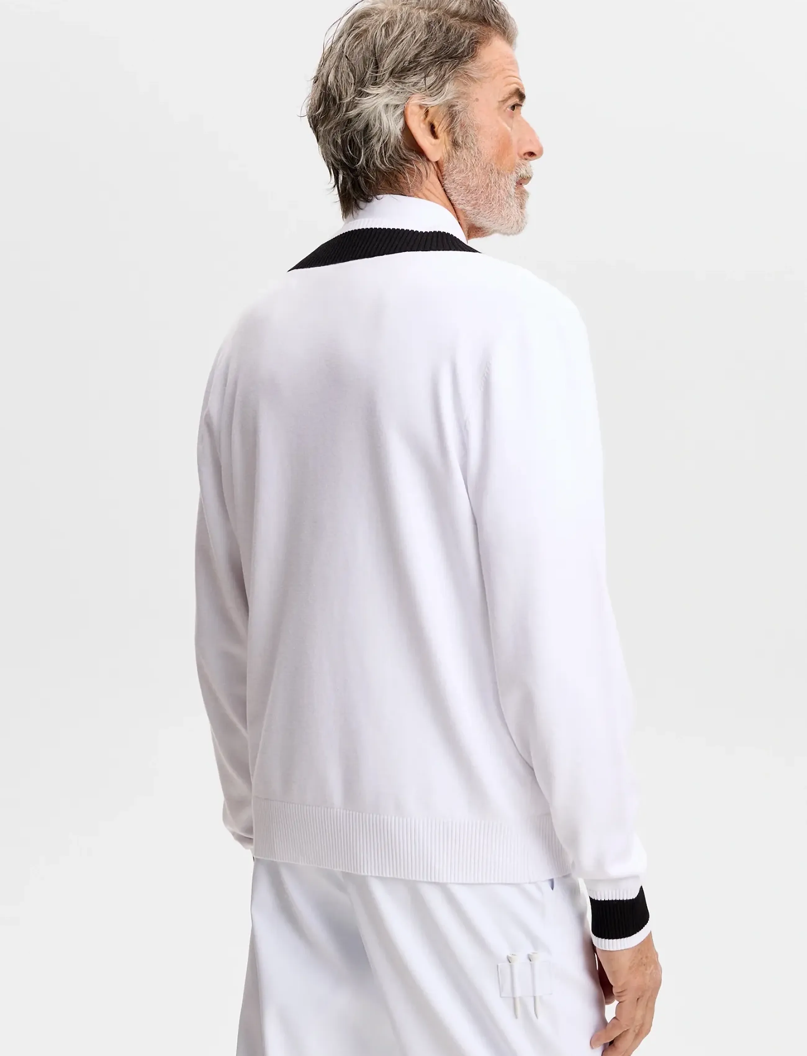 J. Lindeberg - 30Y Nikolas Knit Sweater - sweatshirts - white - 2