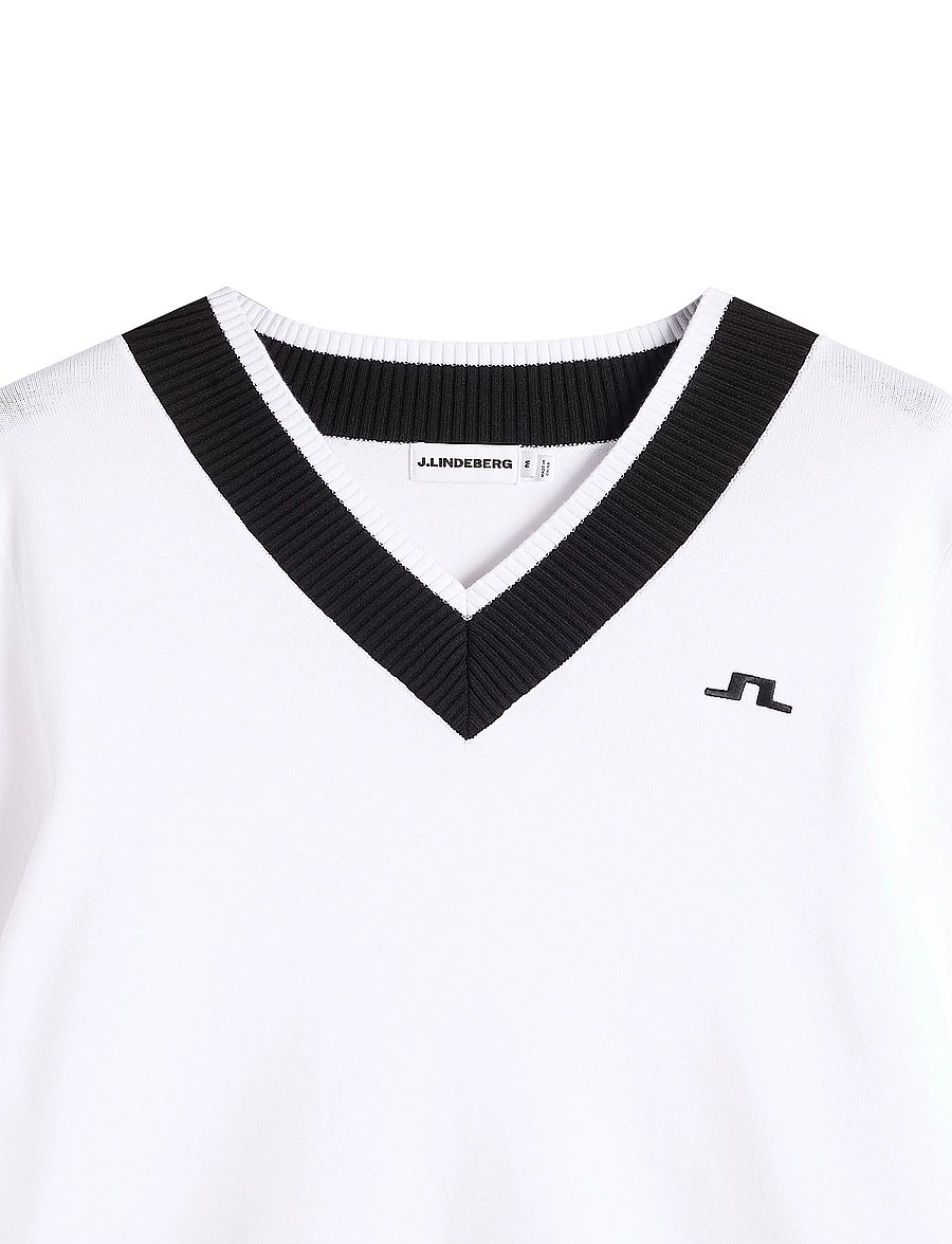 J. Lindeberg - 30Y Nikolas Knit Sweater - sweatshirts - white - 5