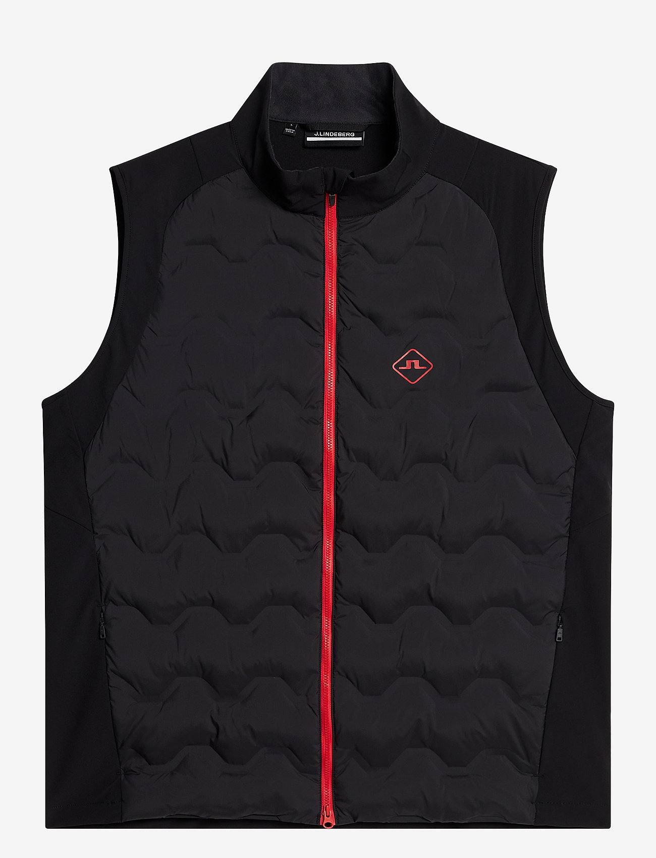 J. Lindeberg - Dexter Hybrid vest - golftakit - black - 0