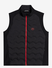 J. Lindeberg - Dexter Hybrid vest - golf jackets - black - 0