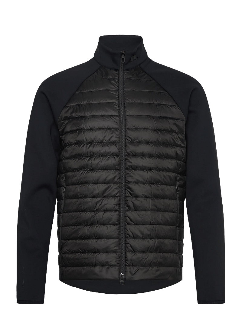 J. Lindeberg - Hayden Quilt Hybrid Jacket - golfjackor - black - 1