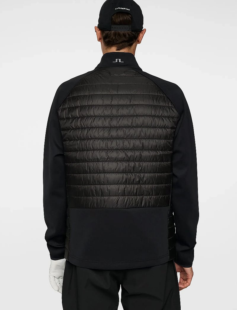 J. Lindeberg - Hayden Quilt Hybrid Jacket - golfjackor - black - 3