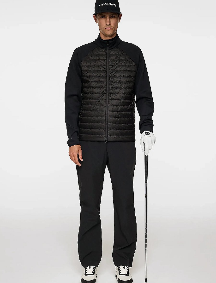 J. Lindeberg - Hayden Quilt Hybrid Jacket - black - 4