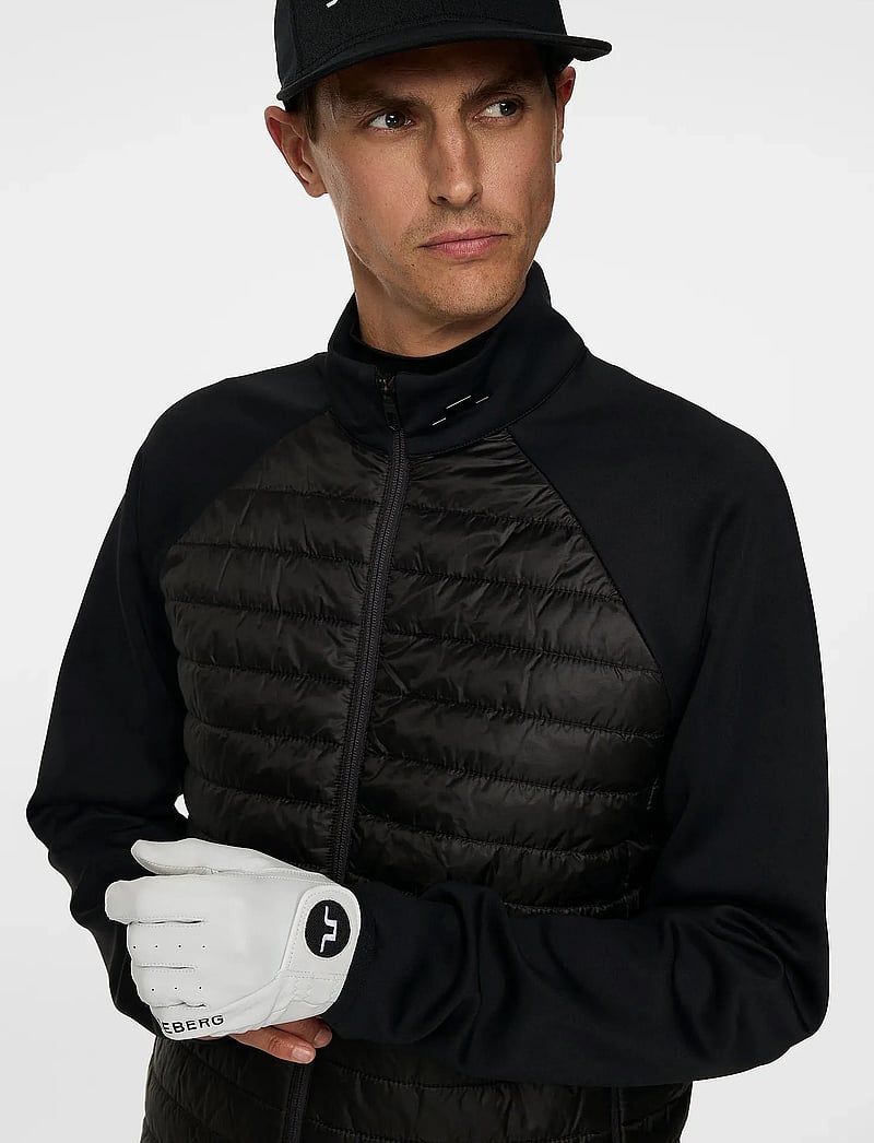 J. Lindeberg - Hayden Quilt Hybrid Jacket - golfjackor - black - 5