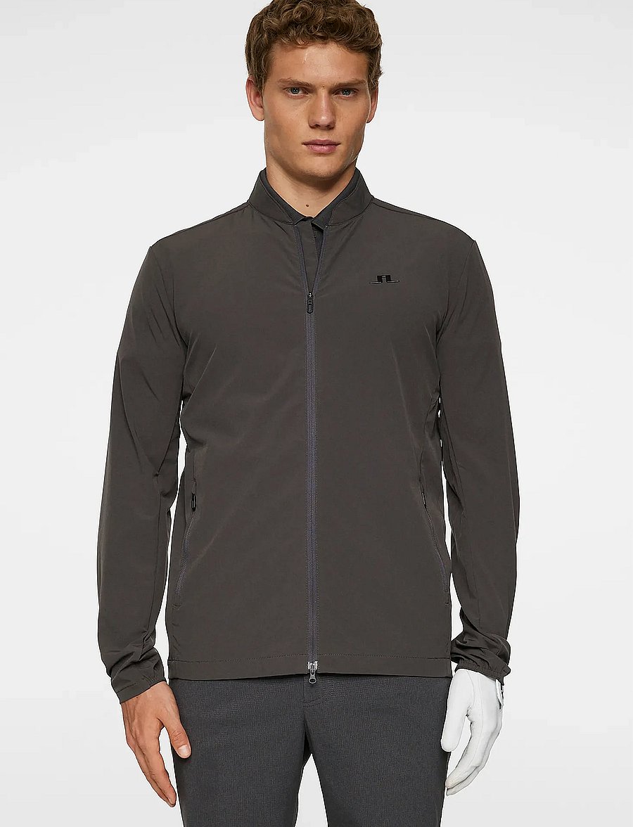 J. Lindeberg - KV Hybrid Golf Jacket - asphalt - 0