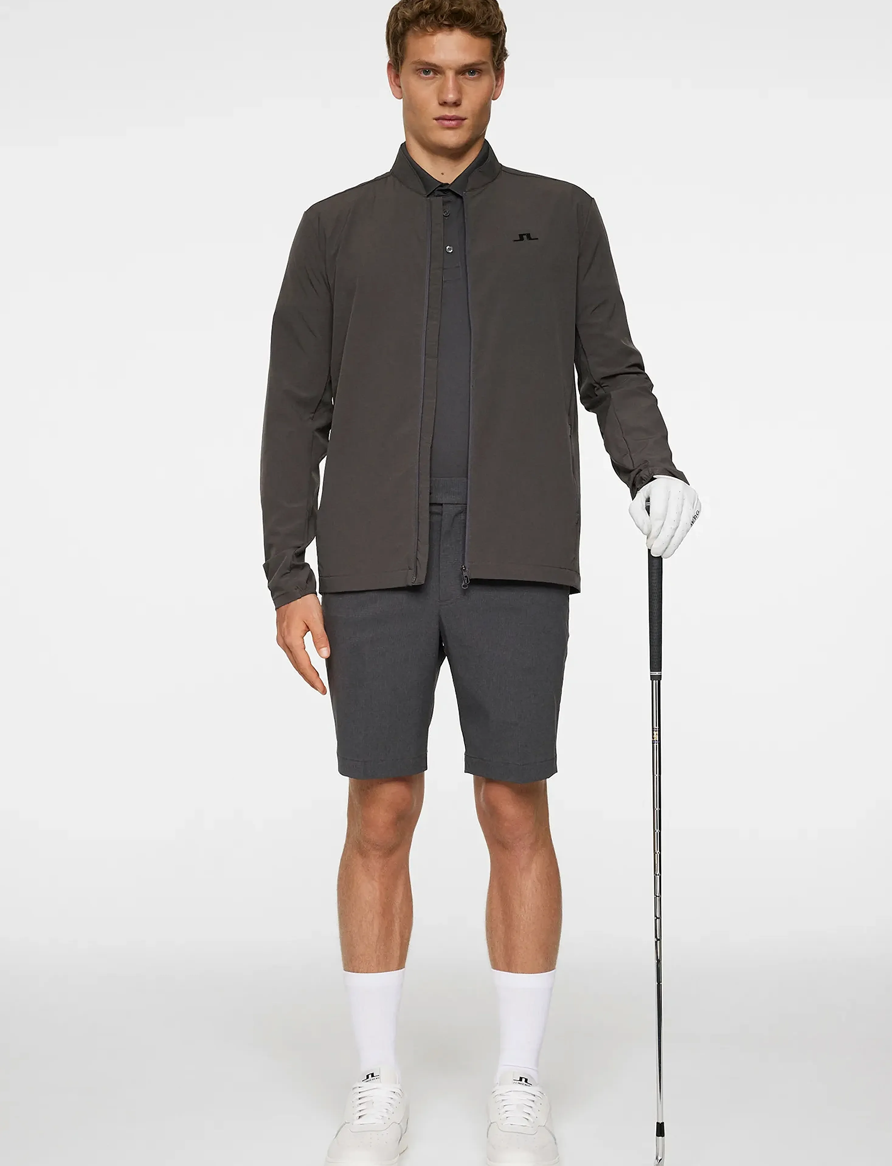 J. Lindeberg - KV Hybrid Golf Jacket - asphalt - 4