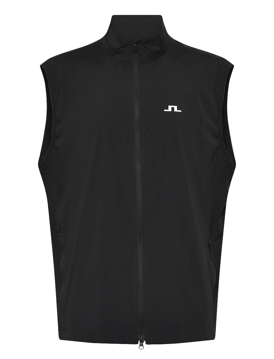 J. Lindeberg - Ash Light Packable Vest - outdoor - black - 1