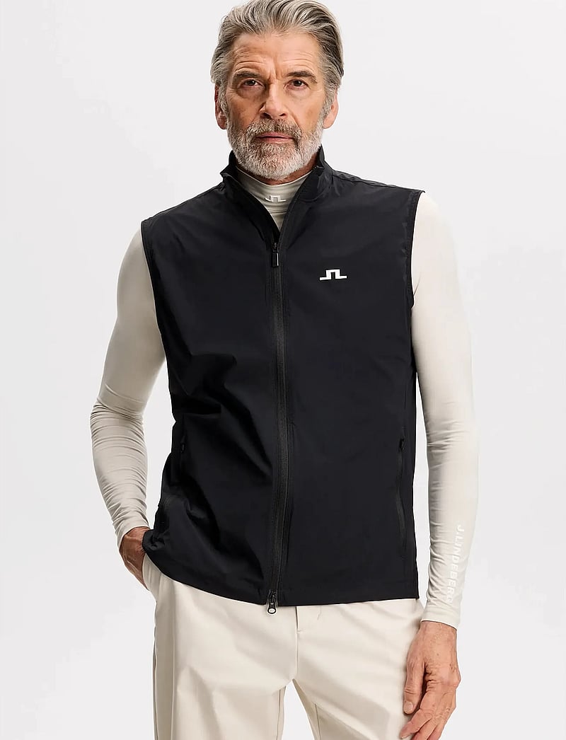 J. Lindeberg - Ash Light Packable Vest - västar - black - 0