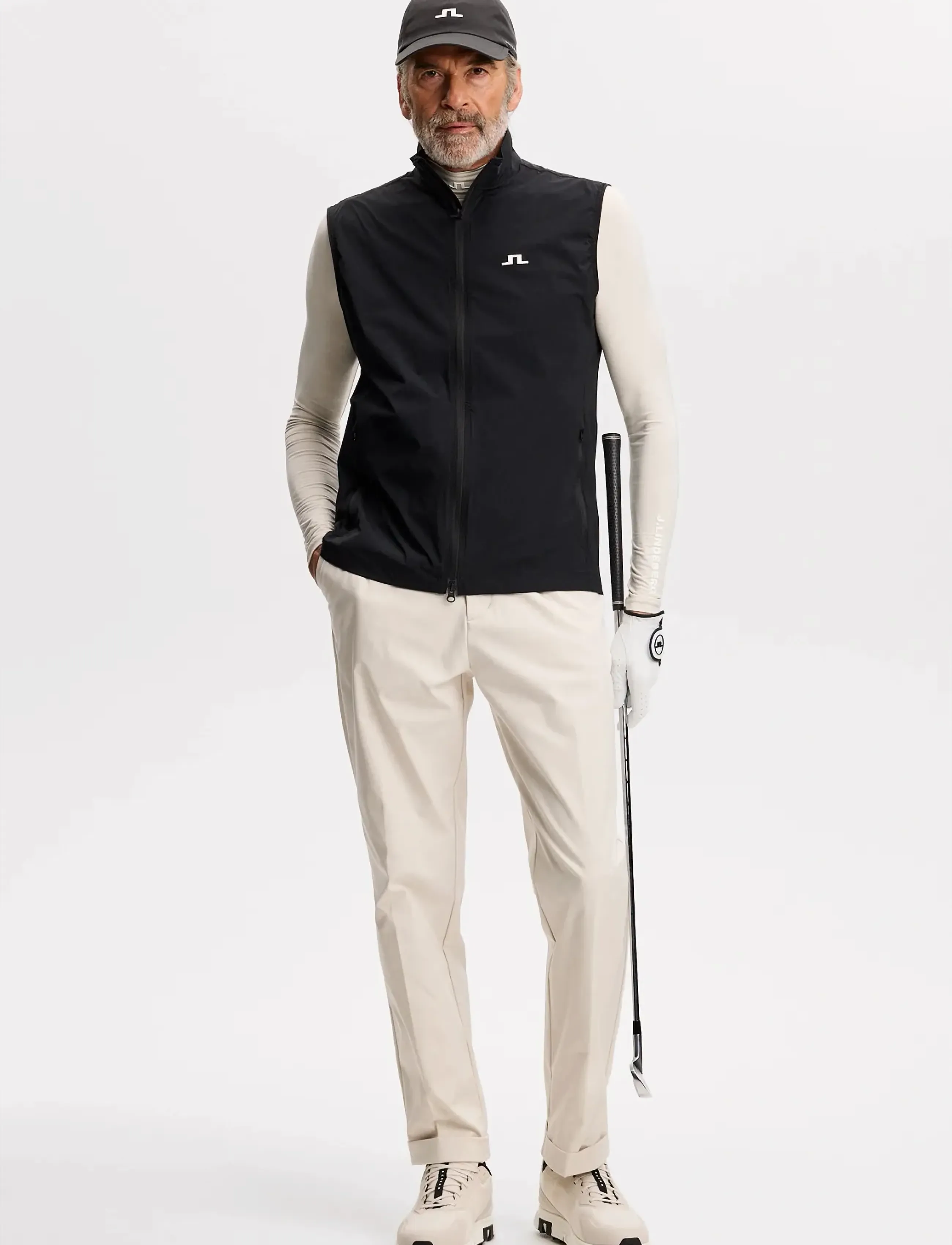 J. Lindeberg - Ash Light Packable Vest - vests - black - 4