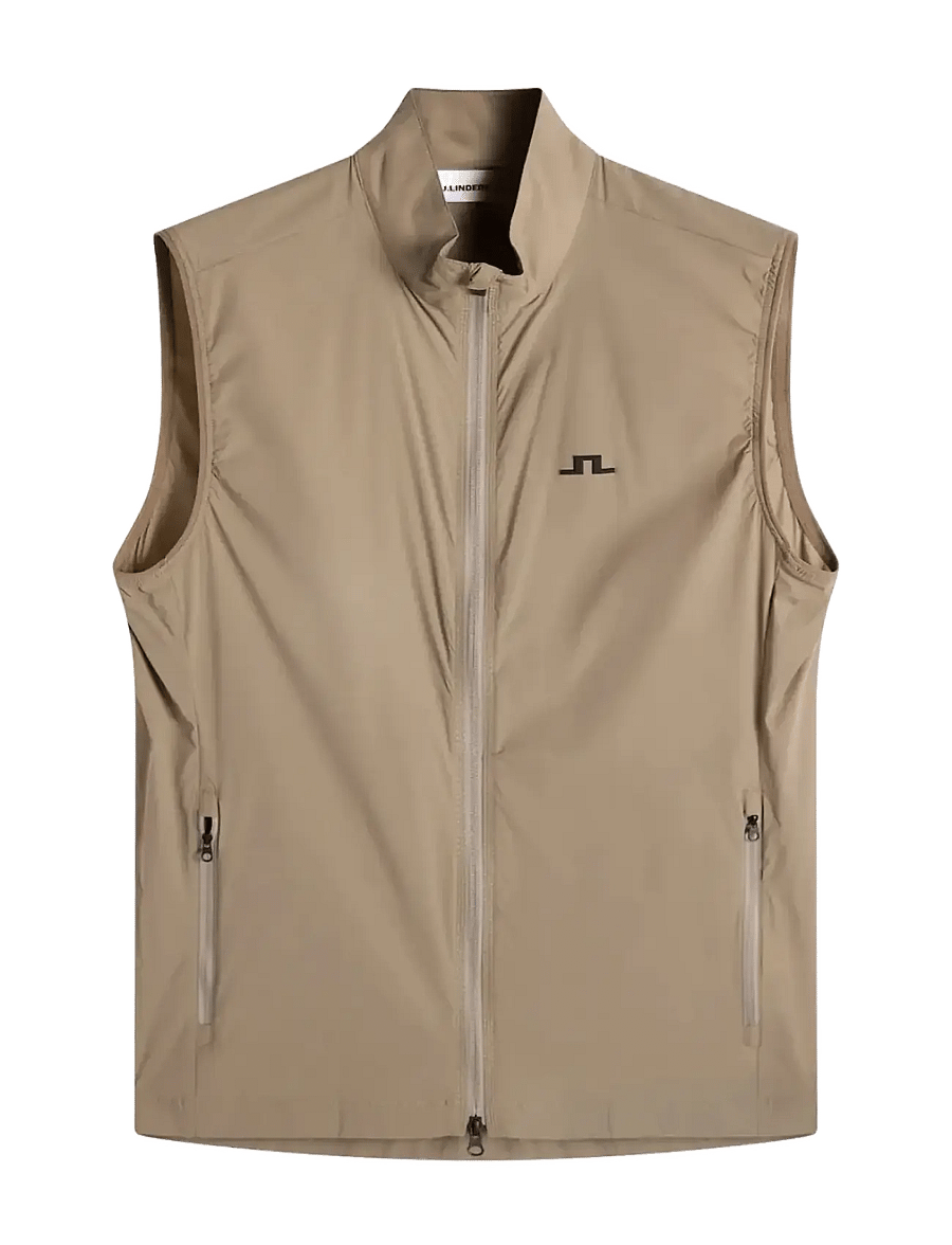 J. Lindeberg - Ash Light Packable Vest - västar - brindle - 1