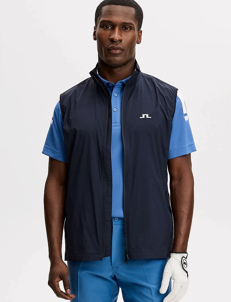 J. Lindeberg - Ash Light Packable Vest - västar - jl navy - 0