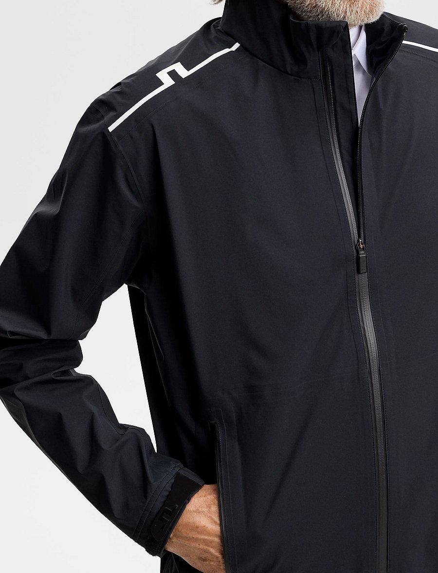 J. Lindeberg - SHAY RAIN JACKET - golfjakker - black - 5