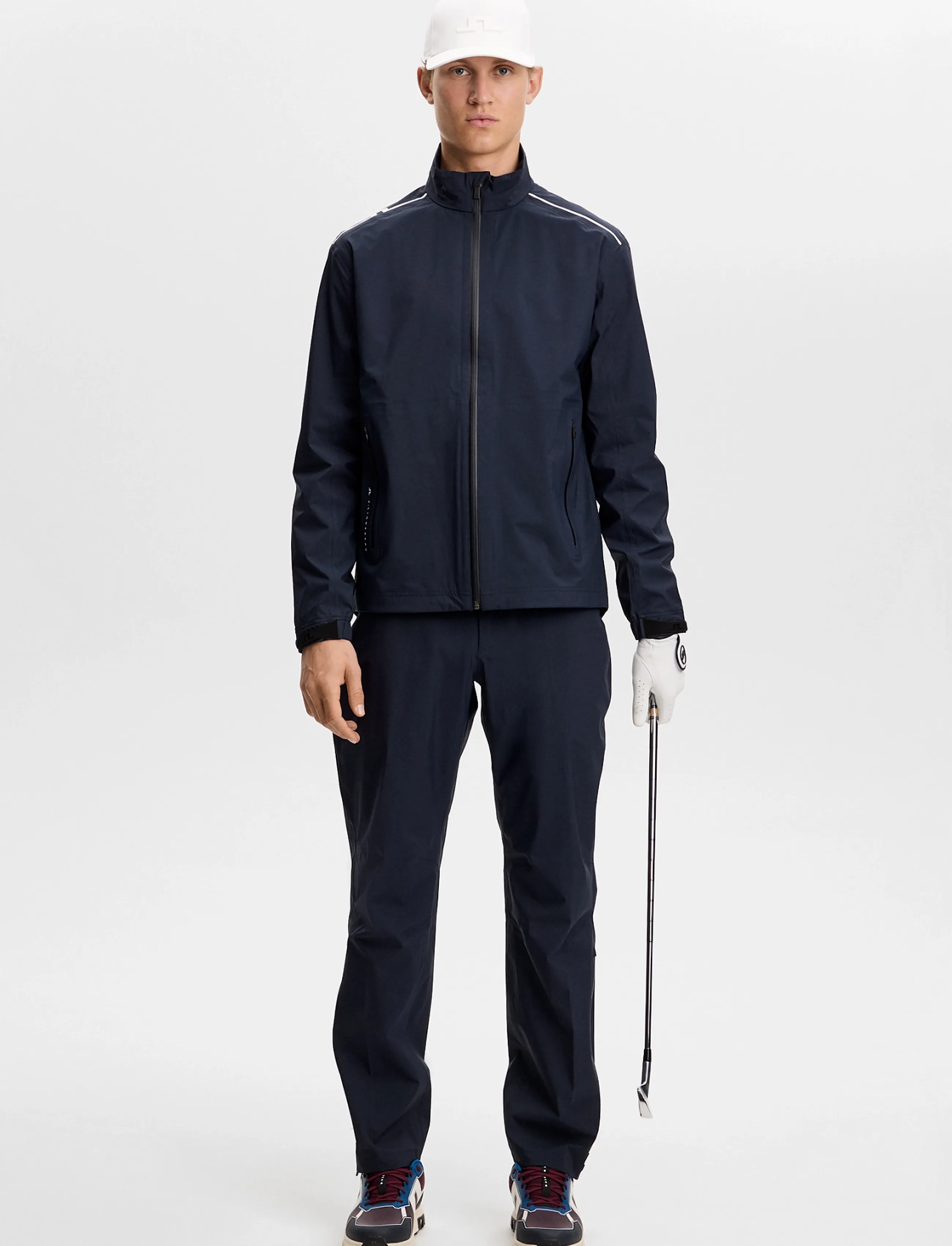 J. Lindeberg - SHAY RAIN JACKET - raincoats - jl navy - 4