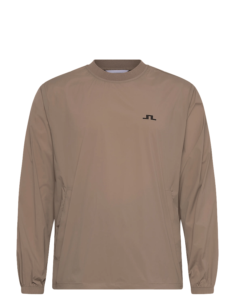 J. Lindeberg - Ulf Crewneck Windbreaker - fleece & mellanlager - brindle - 1