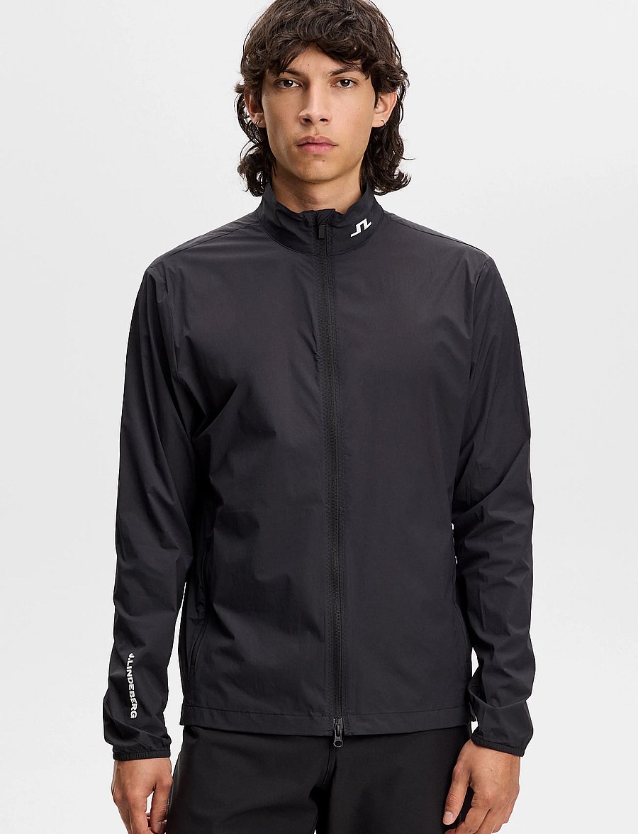 J. Lindeberg - TOUR TECH PACKABLE JACKET - golfjackor - black - 0