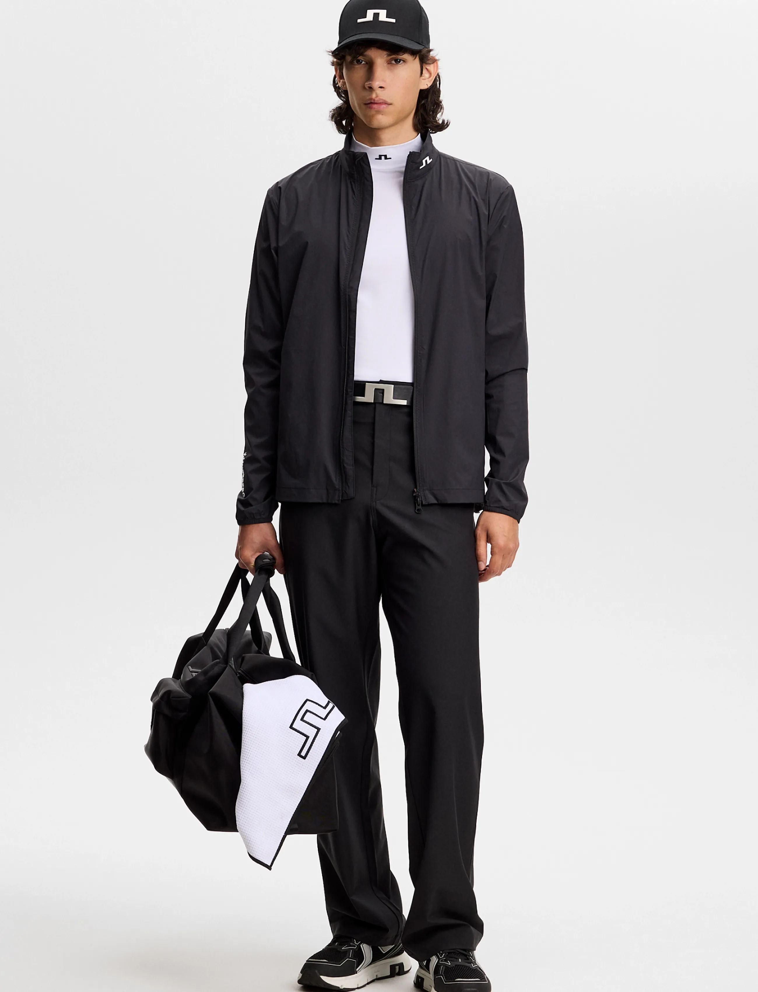 J. Lindeberg - TOUR TECH PACKABLE JACKET - golfjackor - black - 4