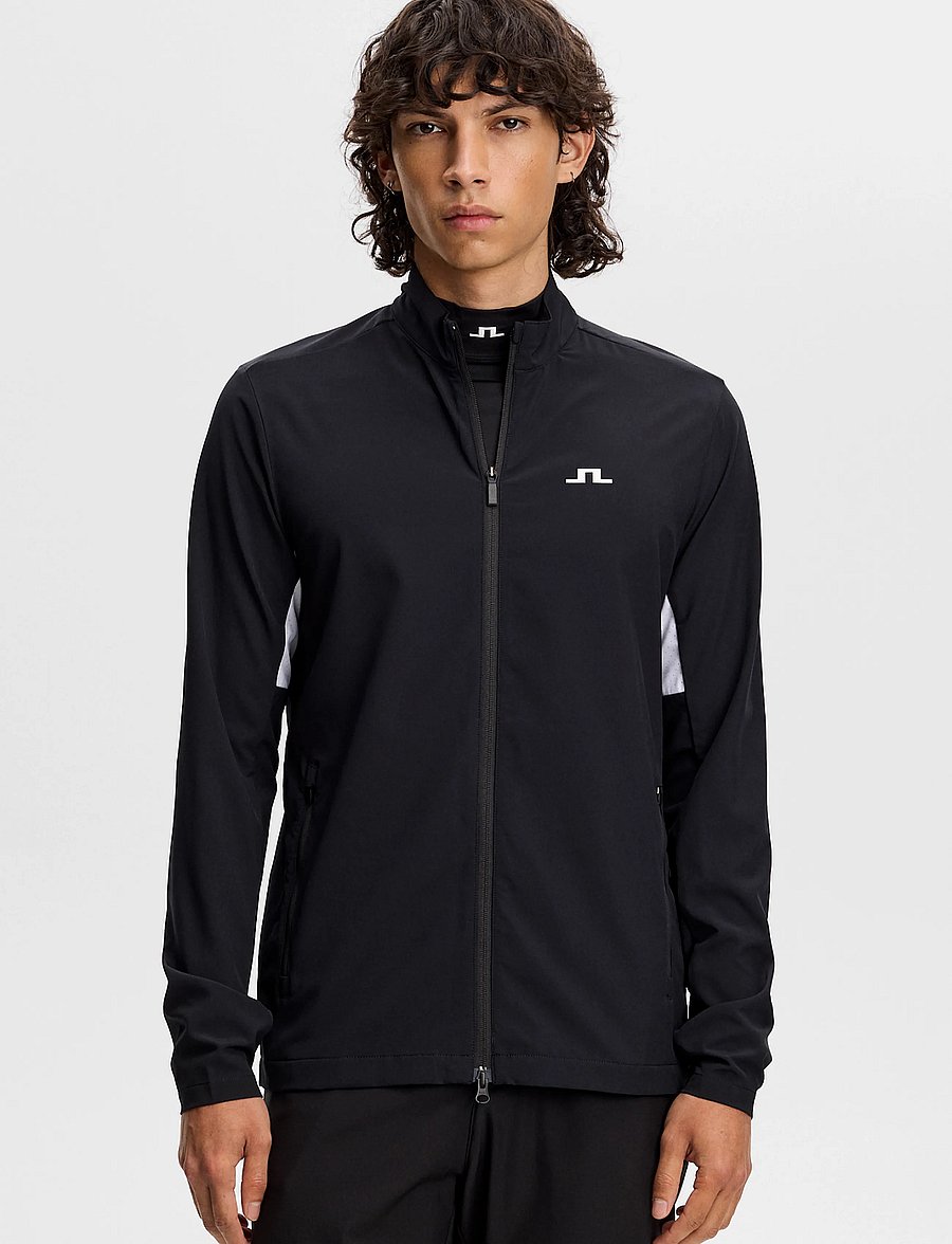 J. Lindeberg - BRIDGE HYBRID JACKET - golfjackor - black - 0