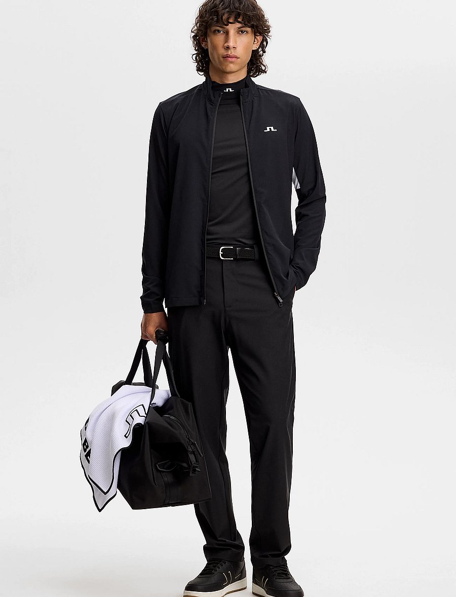 J. Lindeberg - BRIDGE HYBRID JACKET - golfjackor - black - 5
