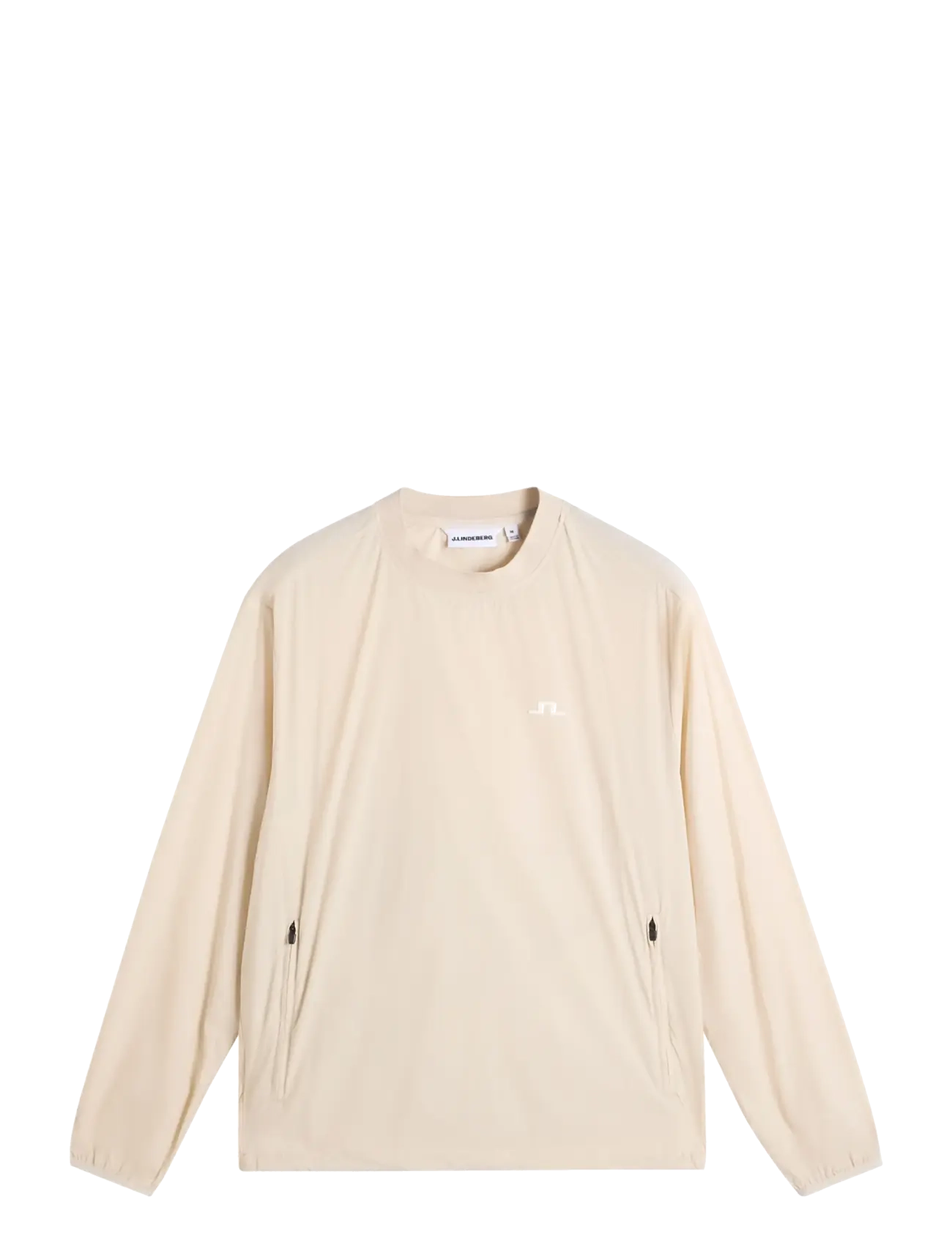 J. Lindeberg WAREN CREWNECK WINDBREAKER - Tøj - MOONBEAM / cream