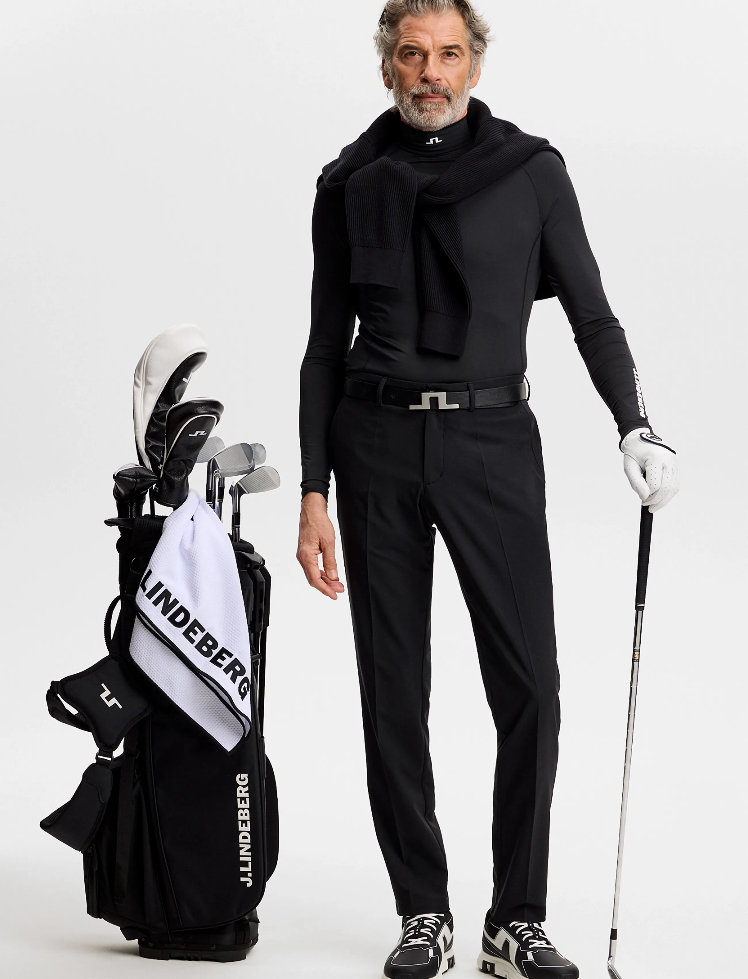 J. Lindeberg - ELOF PANT - golfbyxor - black - 4