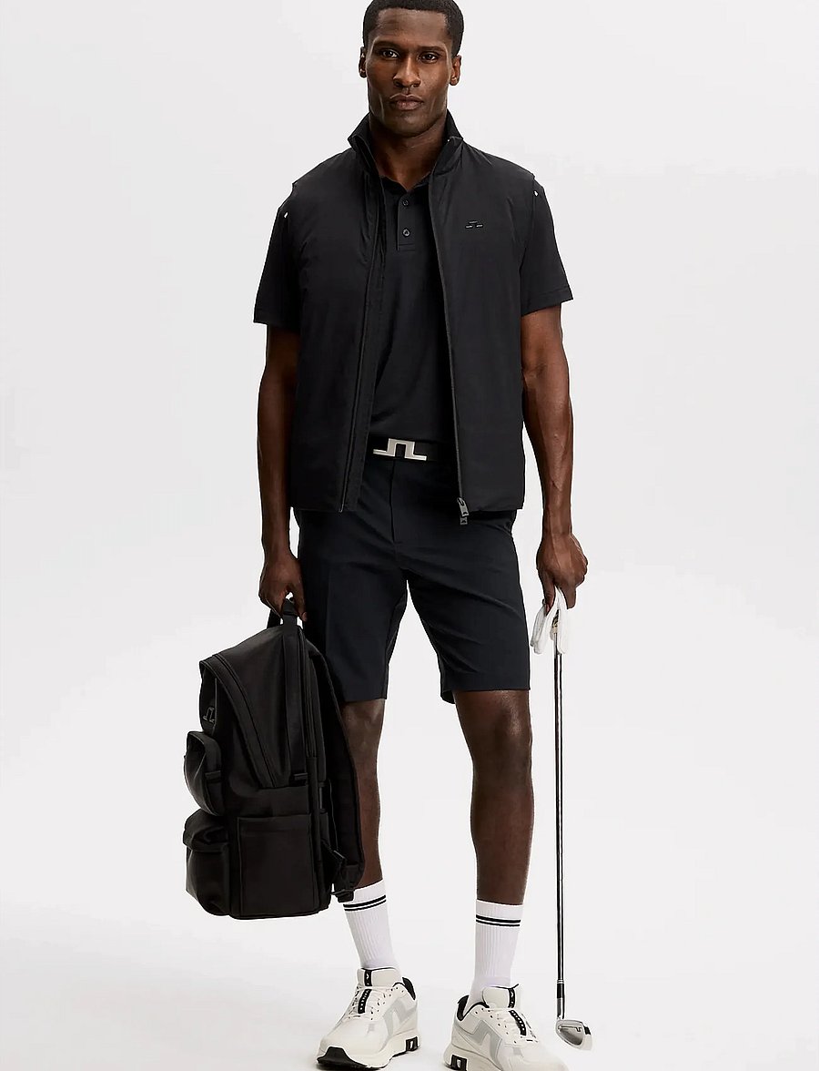 J. Lindeberg - Vent Shorts - lühikesed golfiipüksid - black - 4