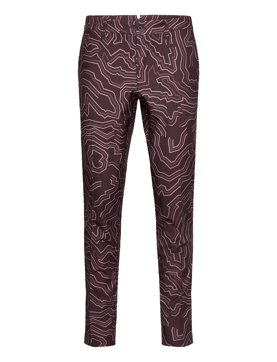 J. Lindeberg - Ellott Print Pant - golf pants - topo huckleberry l - 1