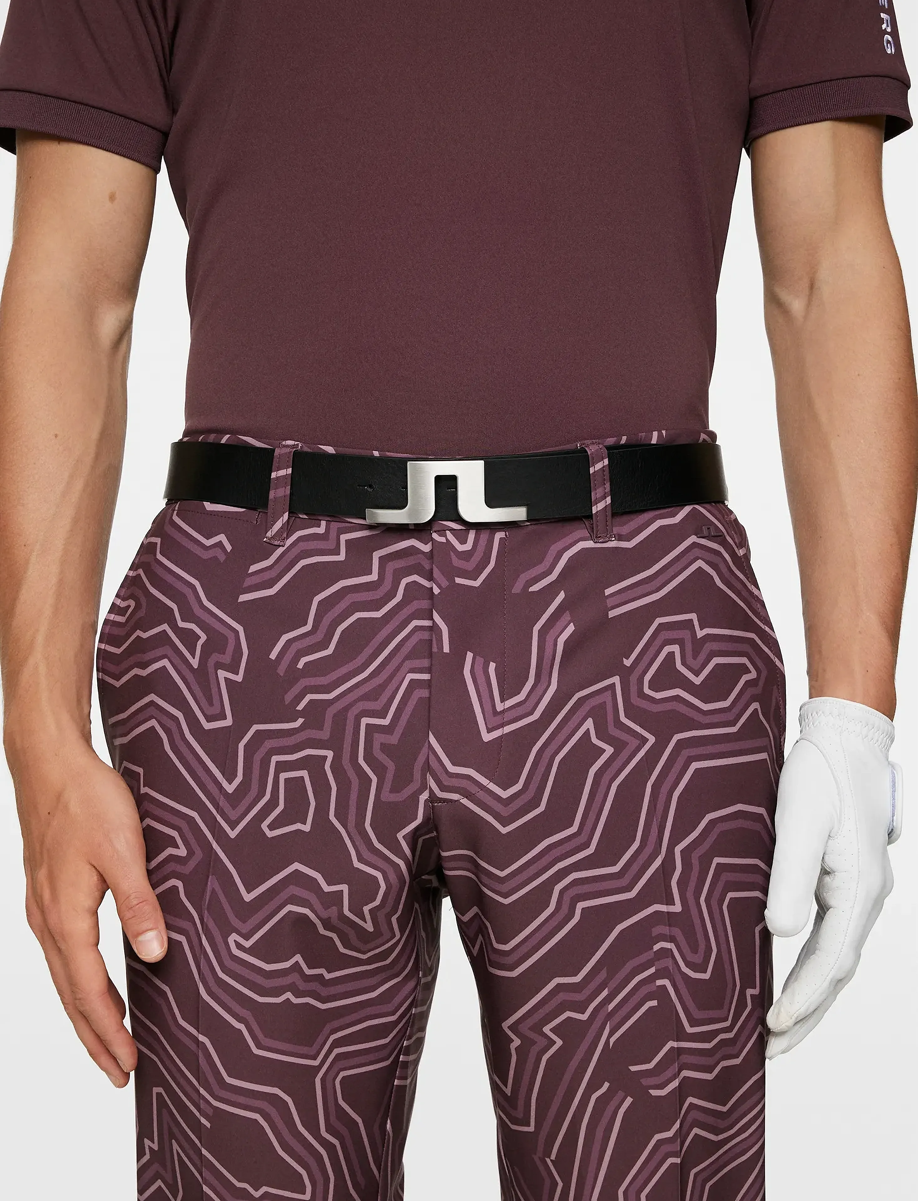 J. Lindeberg - Ellott Print Pant - golfhosen - topo huckleberry l - 5