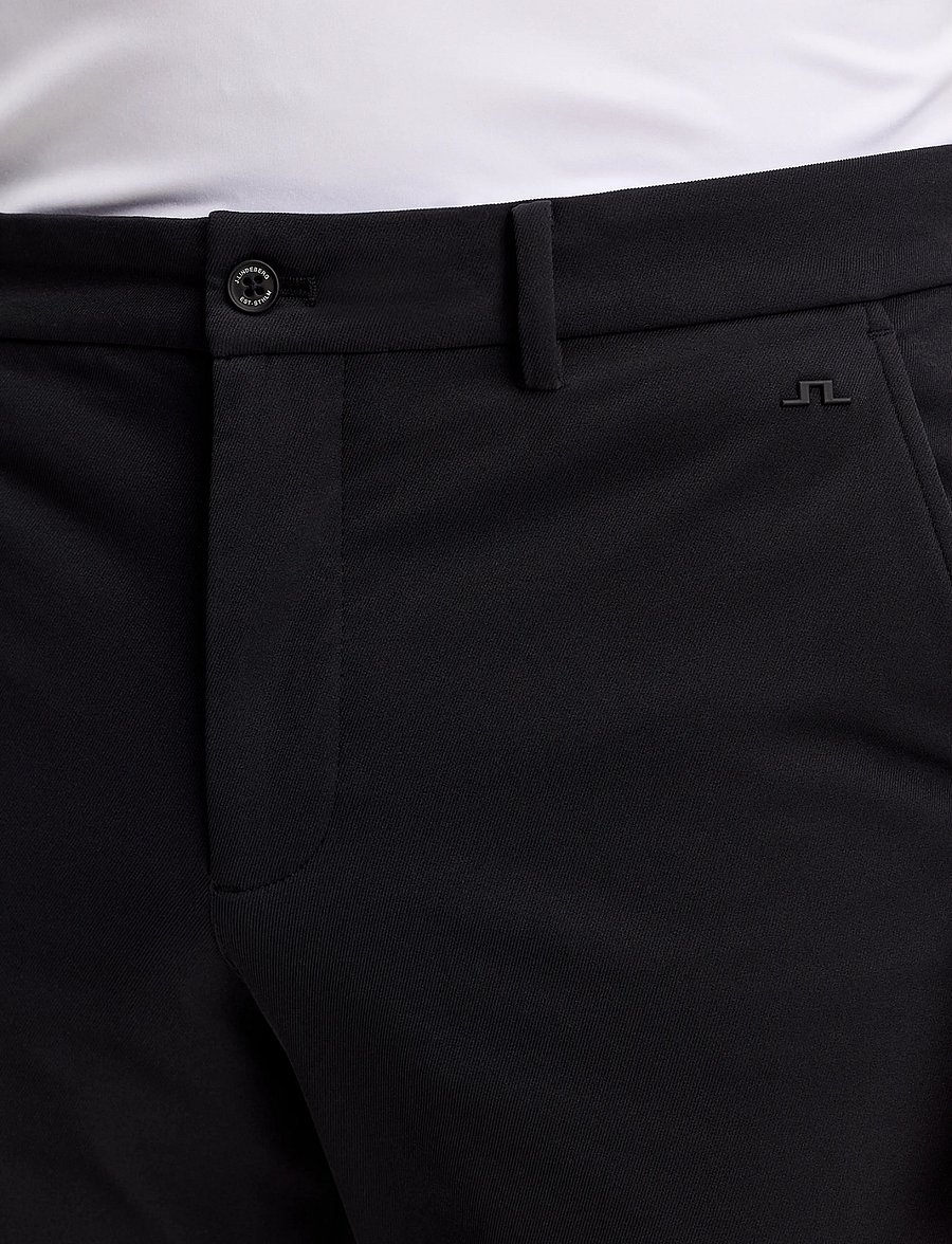 J. Lindeberg - Ellott Fleece Twill Pant - golfbyxor - black - 5