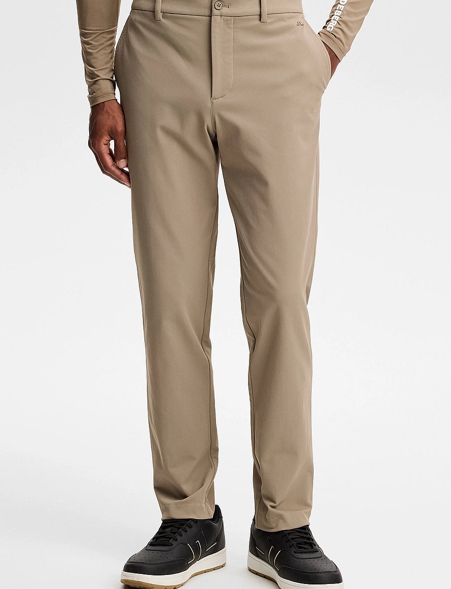 J. Lindeberg - Ellott Fleece Twill Pant - golfipüksid - brindle - 0